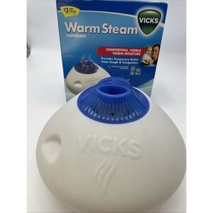 VICKS WARM STEAM VAPORIZER MODEL V150SGNLUPC TESTED USED FREE SHIPPING